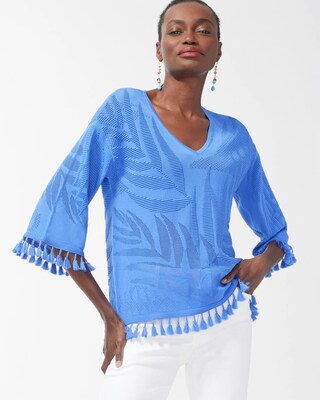 Fringe Pullover Top