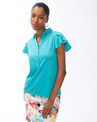 Zenergy Flutter Sleeve Top