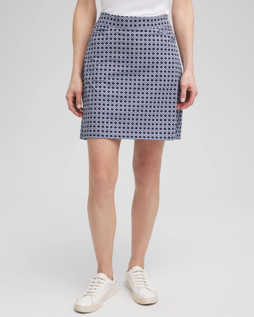 ® UPF Cane Back Pleat Skort