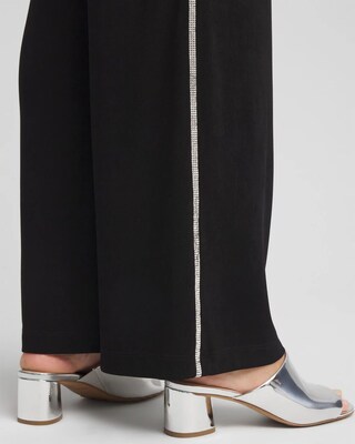 Petite Travelers™ Diamond Wide Leg Pant click to view larger image.