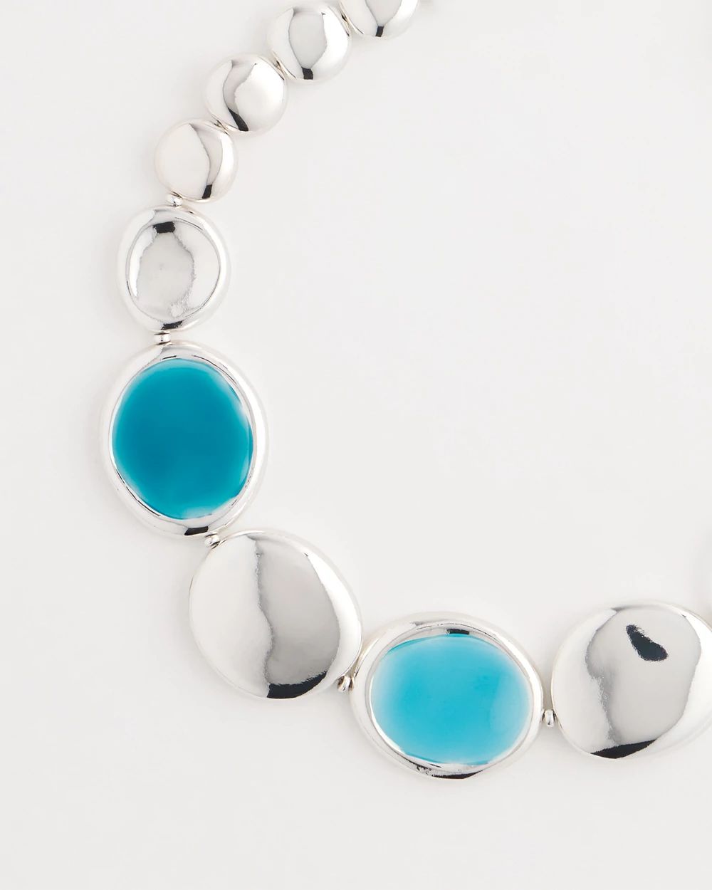 Sea Glass Effect Collar Necklace