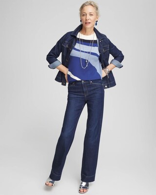Colorblock Easy Pullover Sweater click to view larger image.
