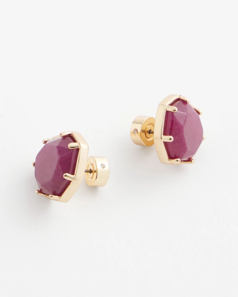 No Droop® Jade Stud Earrings