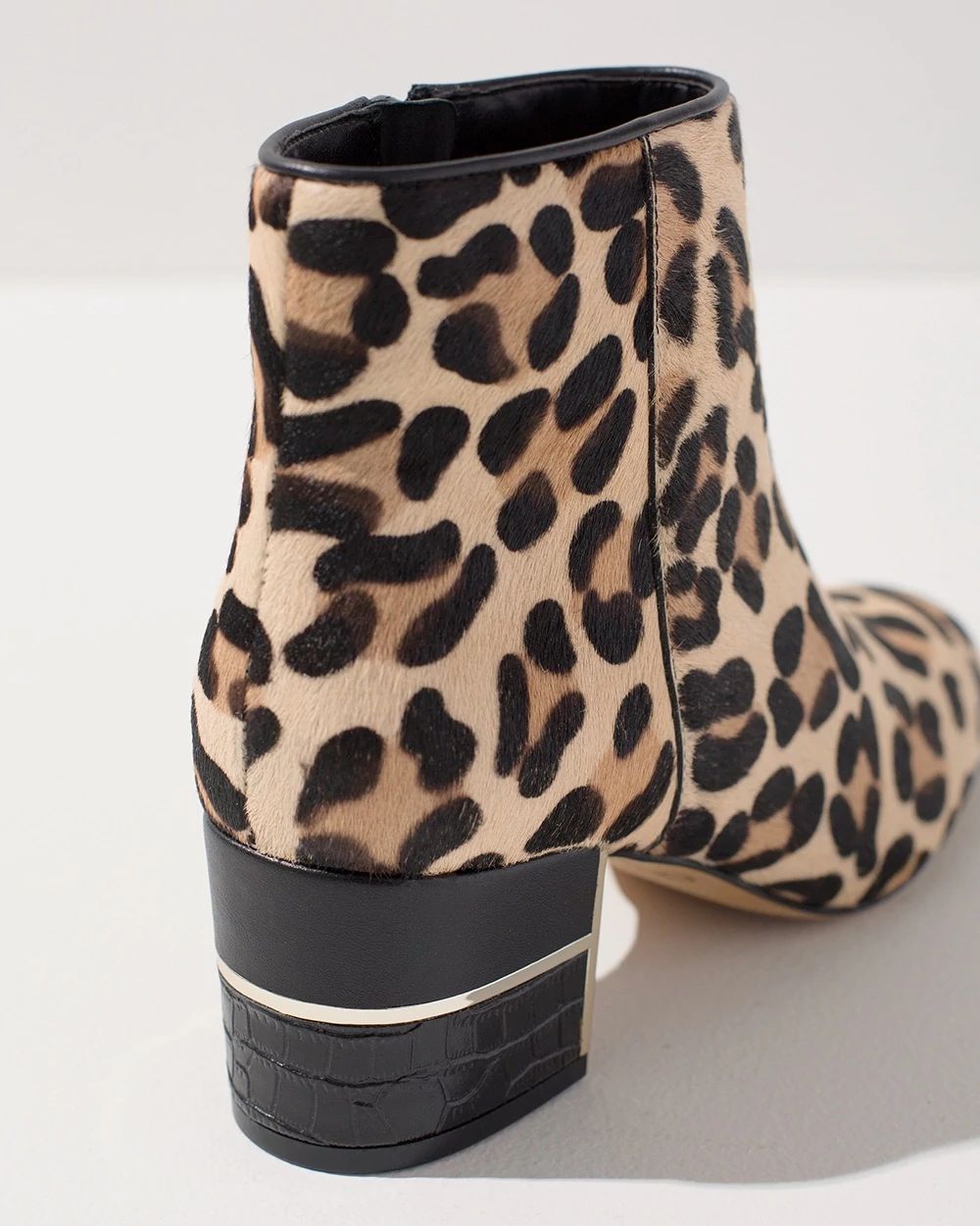 Animal Print Haircalf Boots