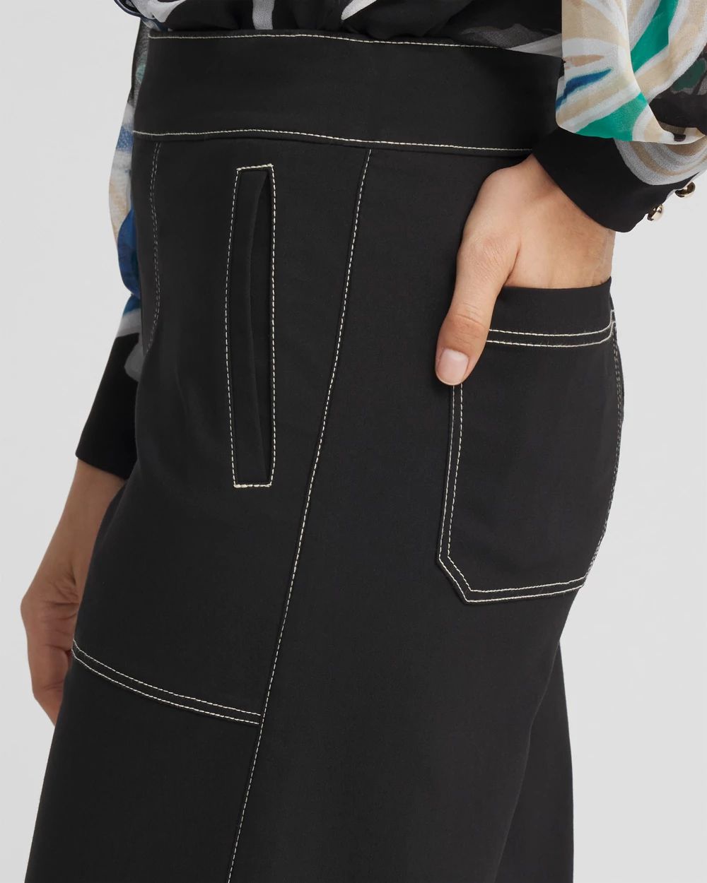 Brigitte™ Utility Wide-Leg Cropped Pants
