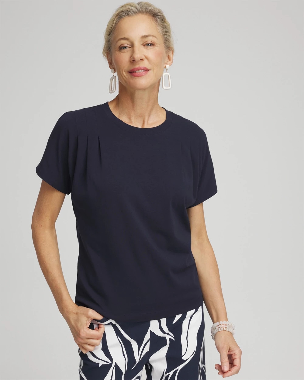 Touch of Cool™ Shoulder Detail Tee