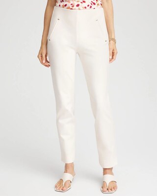 Juliet Slim Trim Detail Ankle Pants