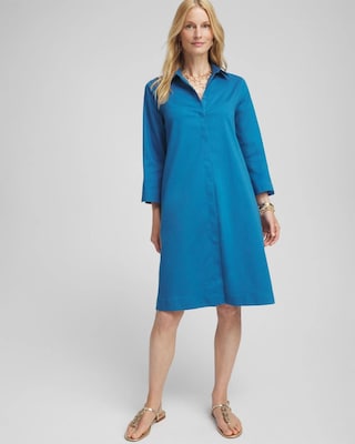 No Iron™ Shirt Dress