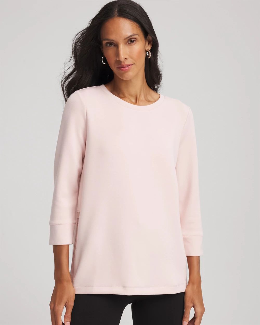 Zenergy® Scuba Satin-Trim Tunic