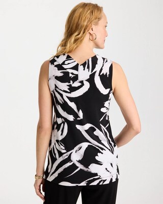 Travelers™ Knit Bloom V-Neck Tank click to view larger image.