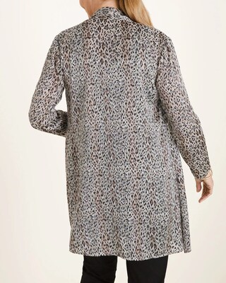 Travelers Collection Leopard-Print Kimono