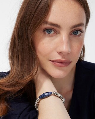 Blue Hero Stretch Bracelet