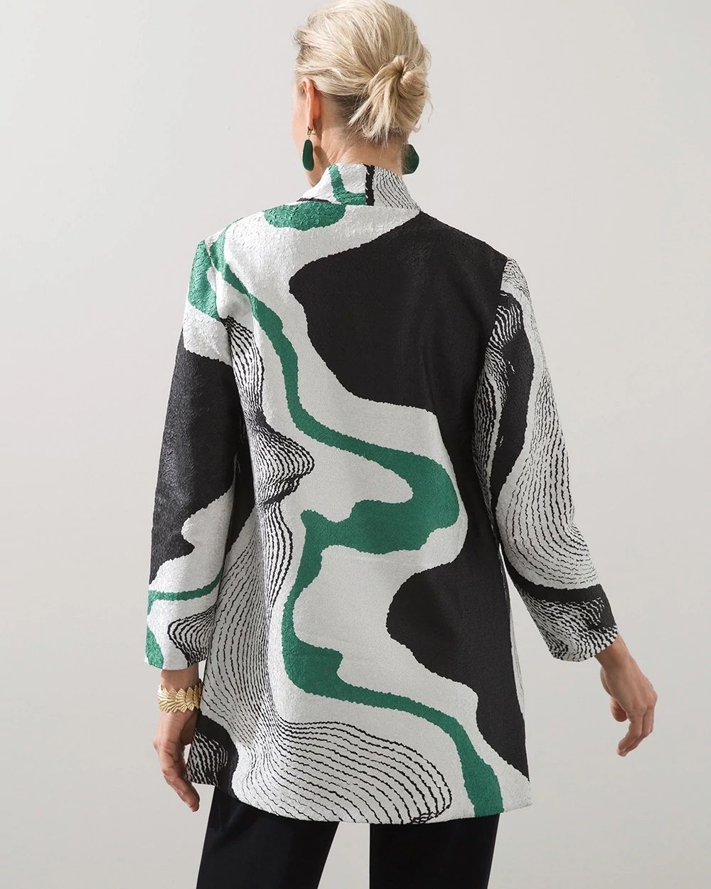 Travelers Collection Geo Crushed Jacket