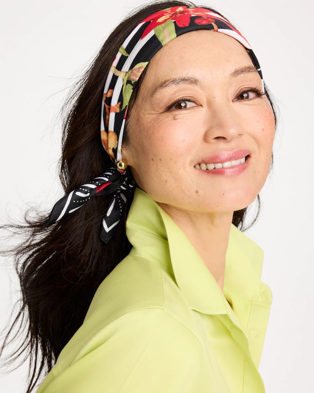 Tropical Square Scarf click to view larger image.