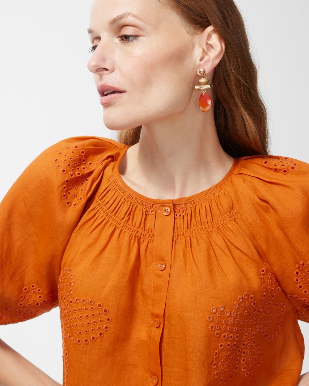 Cutwork Blouse
