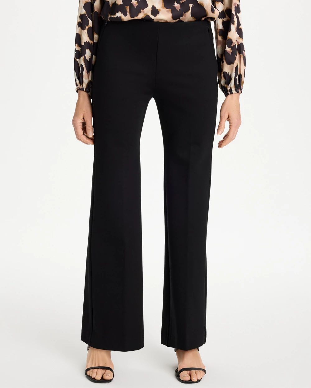 Petite Juliet Full-Length Ponte Pants