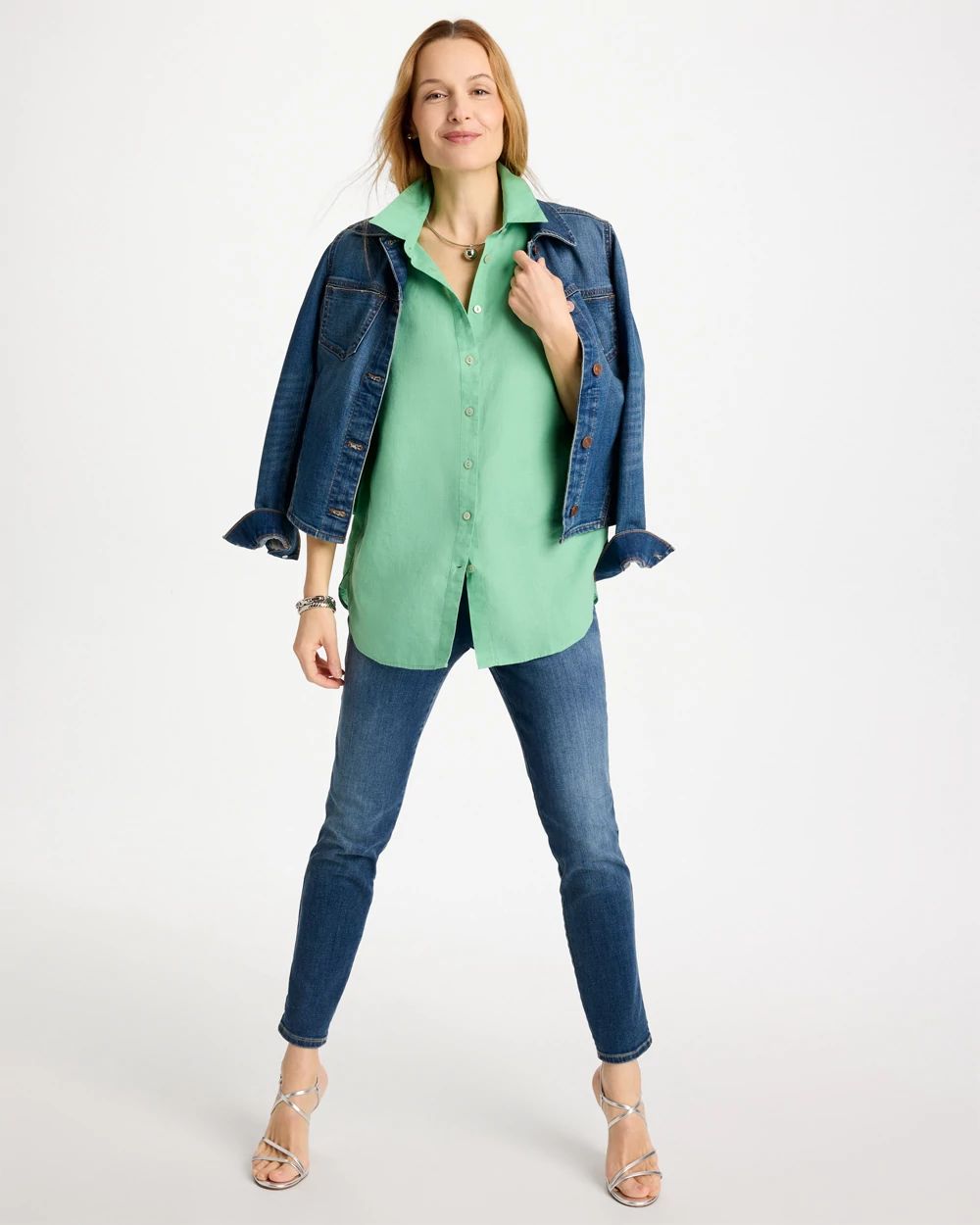 No Iron™ Linen Shirt click to view larger image.