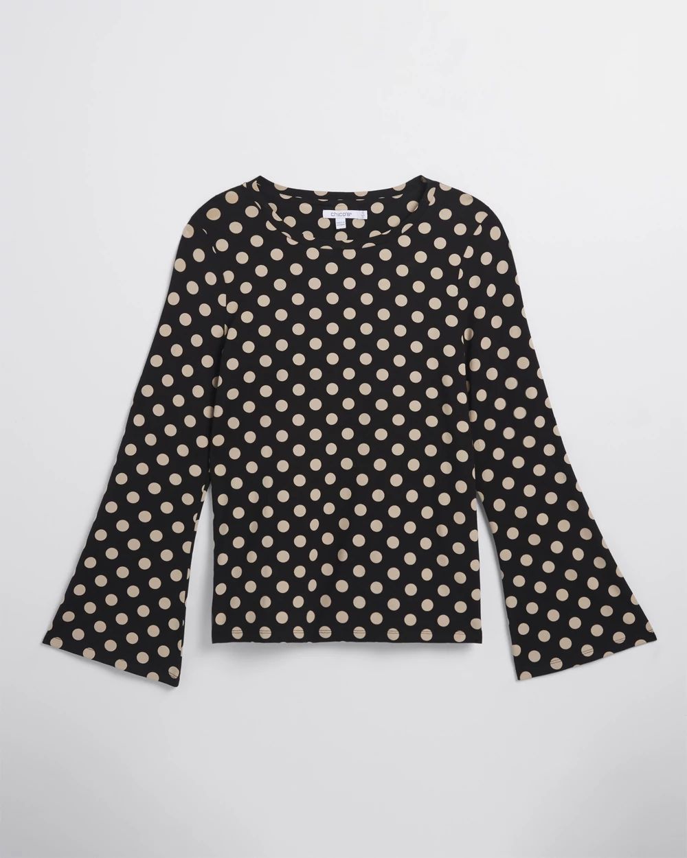 Touch of Cool™ Polka Dot Flare Tee