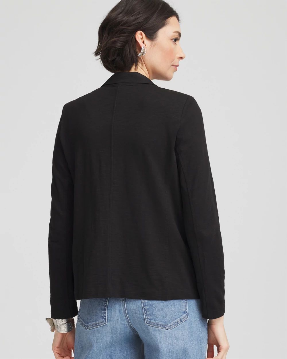 Slub Knit Blazer