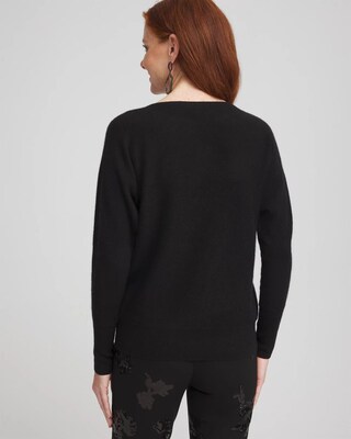 Cashmere Bateau Neck Sweater click to view larger image.