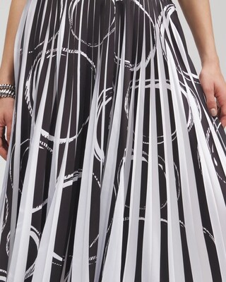 Black Label™ Bubbles Pleated Skirt
