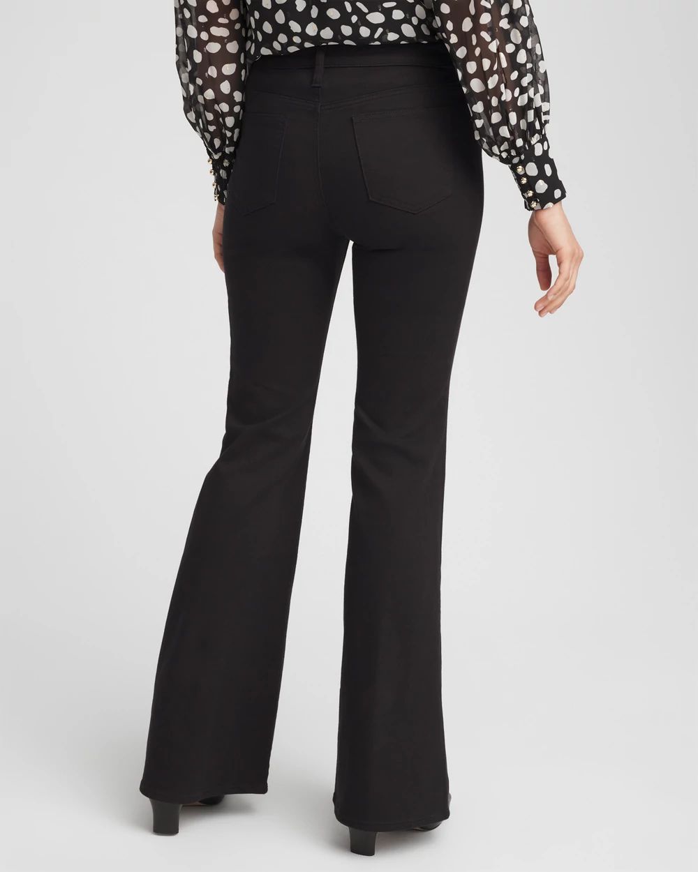 Petite Girlfriend Flare Jeans