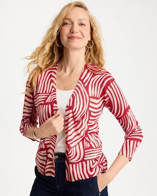 Geo Summer Romance Cardigan