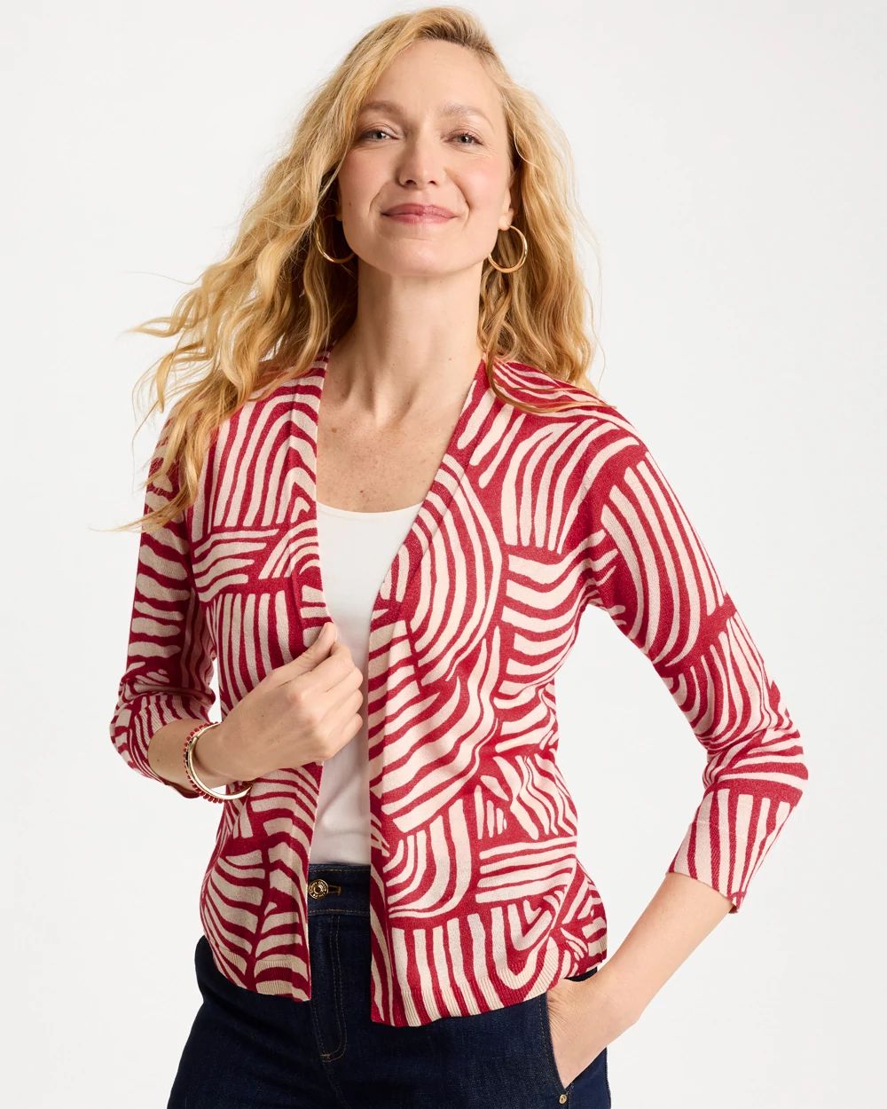Geo Summer Romance Cardigan