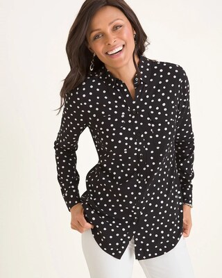 Silky Soft Dot Shirt