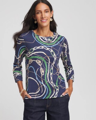 Status Pima Button Sleeve Tee