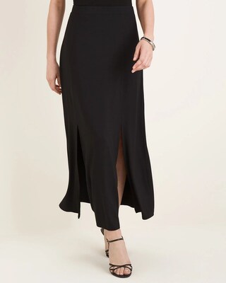 Double-Slit Maxi Skirt