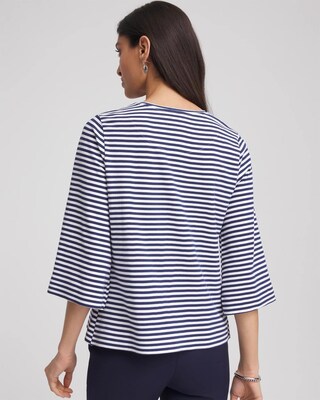 Floral Embroidered Tee click to view larger image.