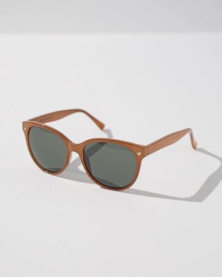 Oval Nude Sunglasses