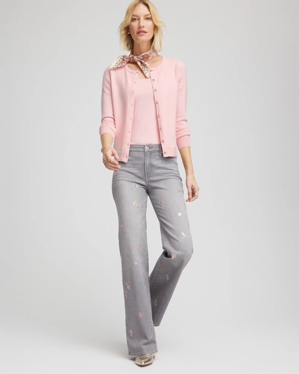 Crewneck Cardigan click to view larger image.