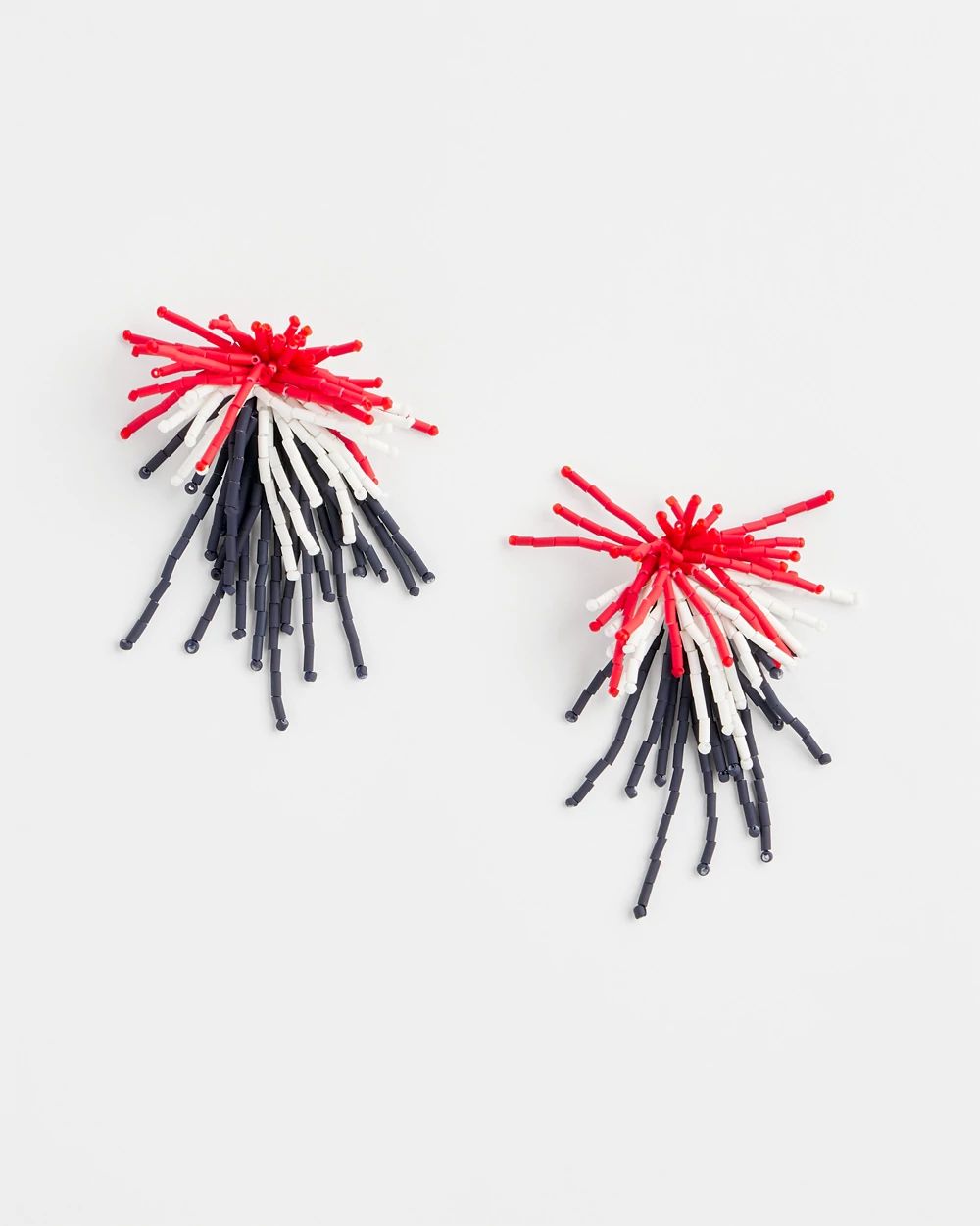 No Droop® Seed Bead Firework Earrings