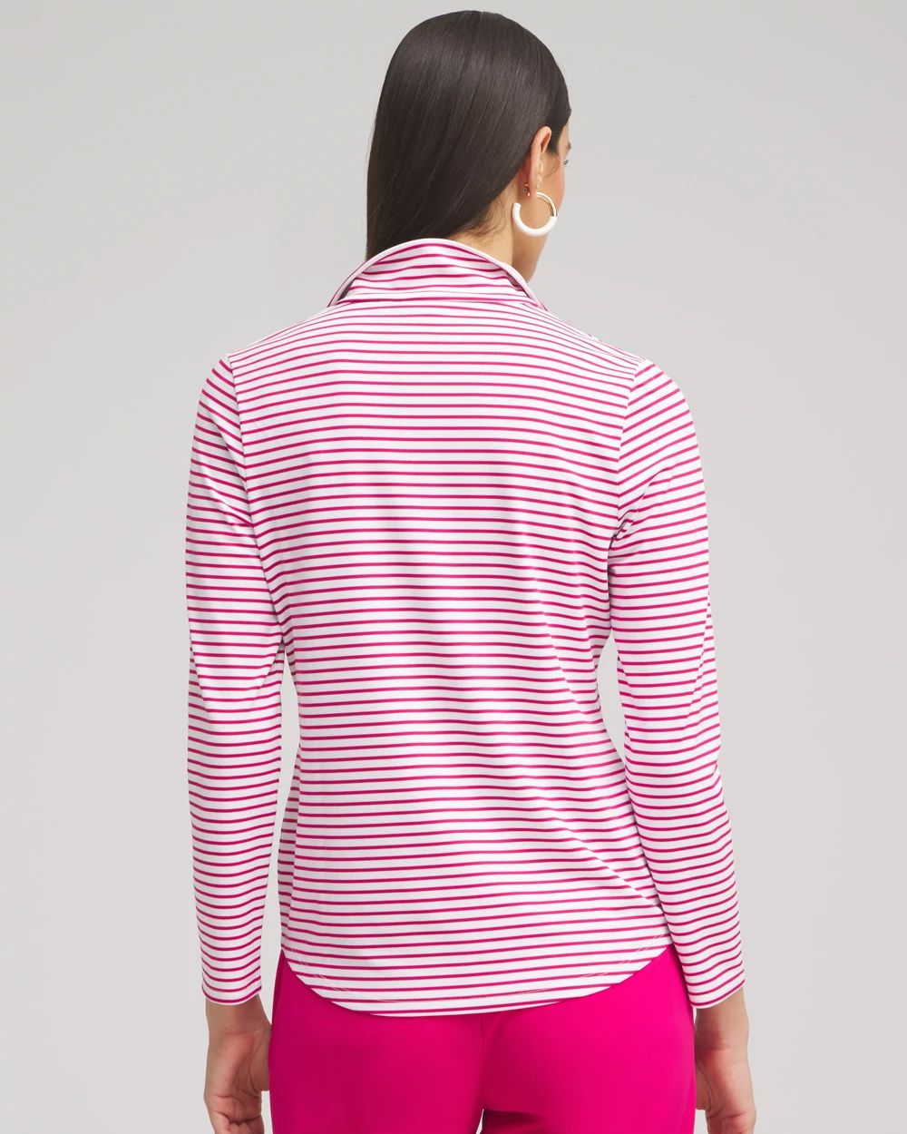 Zenergy® UPF Stripe Long Sleeve Top