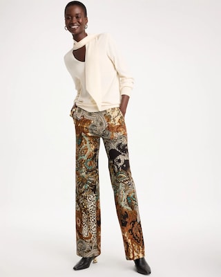 Paisley Juliet Wide Full Length Pant