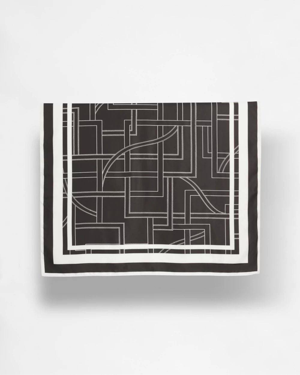 Graphic Stitch Square Scarf click to view larger image.