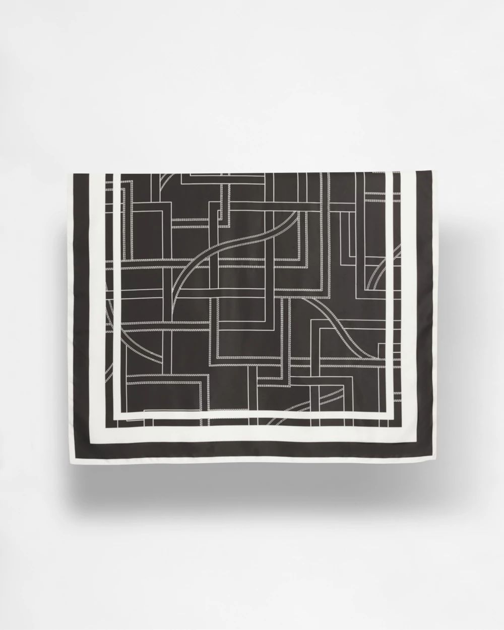 Graphic Stitch Square Scarf