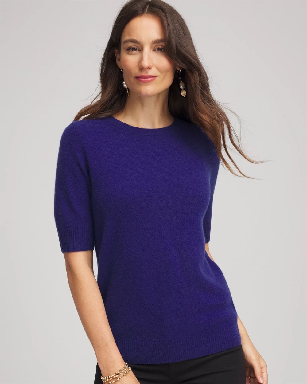 Crewneck Cashmere Pullover Sweater