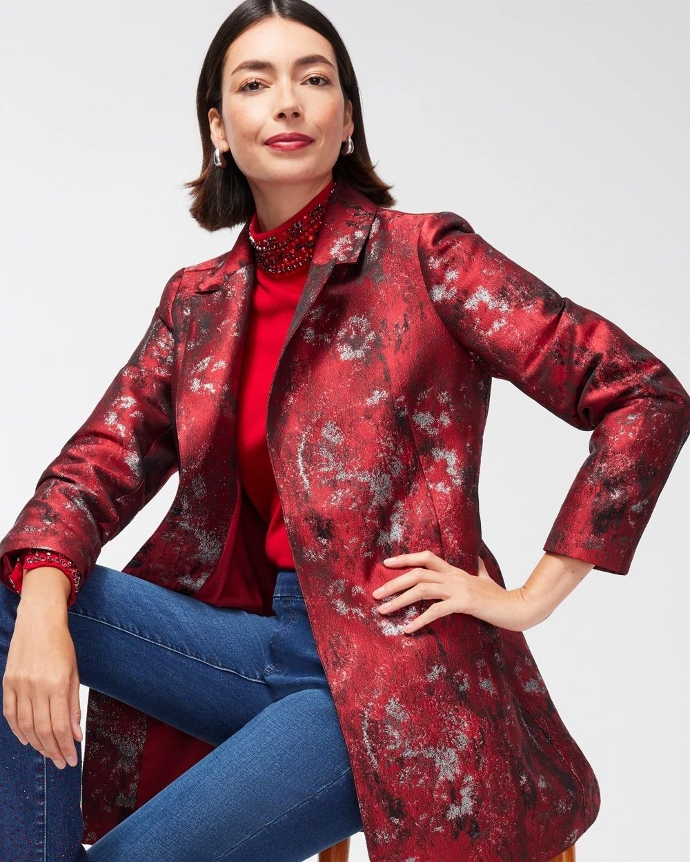 Jacquard Topper