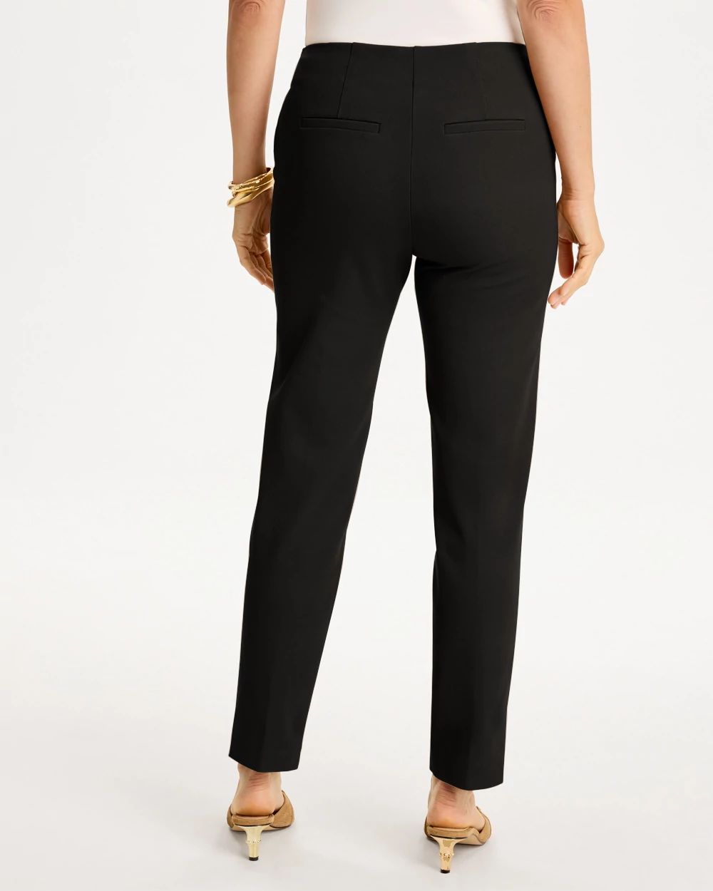Soft-Stretch Twill Hollywood Waist Pants click to view larger image.