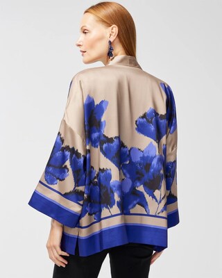 Floral Short Kimono