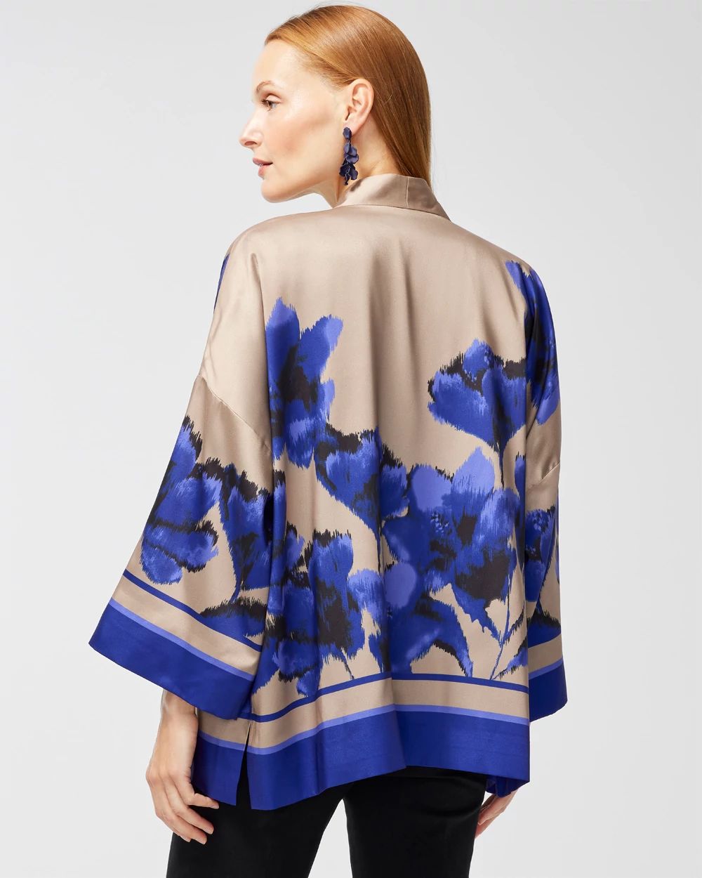 Floral Short Kimono