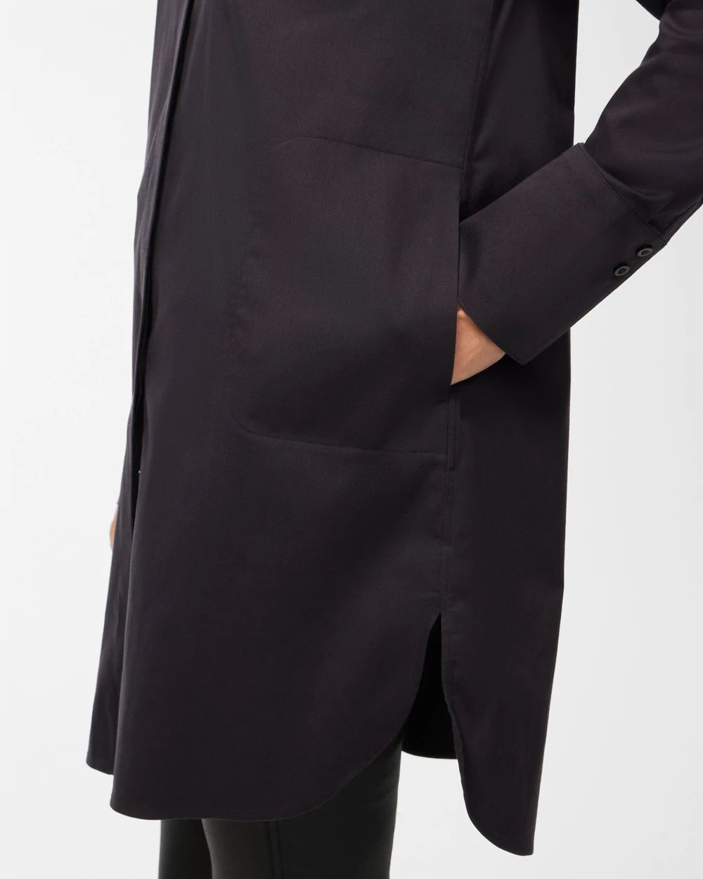No Iron™ Stretch Pocket Maxi Tunic