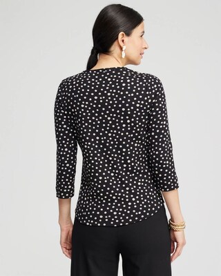 Polka Dot Everyday 3/4 Sleeve Tee