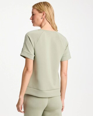 Zenergy® Soft Short-Sleeve Grommet Top click to view larger image.