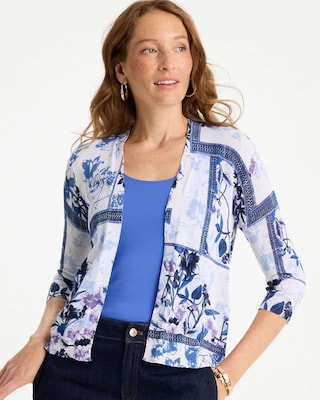 Summer Romance Botanical Cardigan