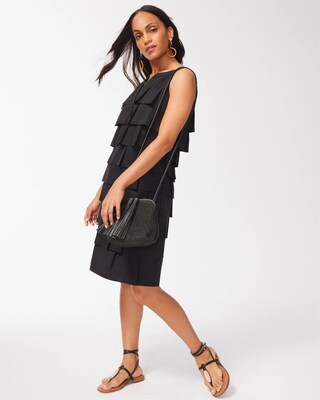 Poplin Multi-Tier Shift Dress
