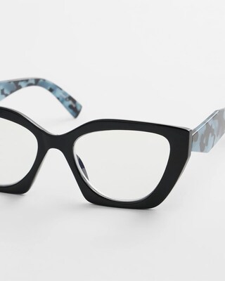 Blue Faux Tort Readers